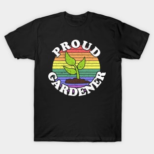 Retro LGBT Proud Gardener T-Shirt